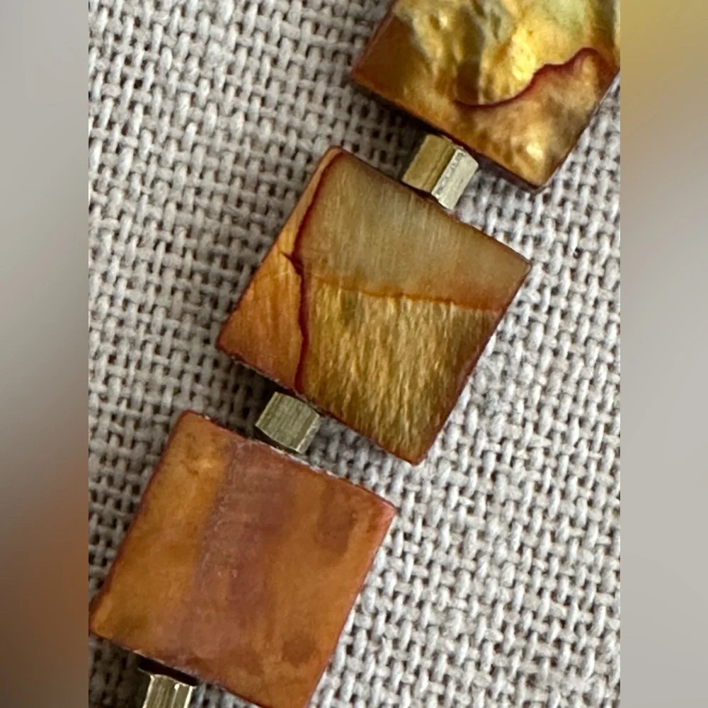 16 inch Mother of Pearl Choker necklace NWOT - Picture 5 of 13